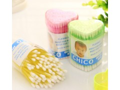 衛生棉包彩色塑料管棉簽 棉棒 棉條盒裝