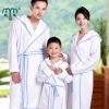 毛毛雨 純棉浴袍情侶浴袍親子款 男女柔軟吸水全棉浴袍