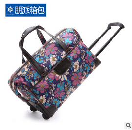 廠家直銷 拉桿包 大容量旅行包牛津布韓版手提行李袋女外貿定制