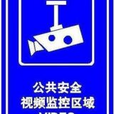 廠家批發供應銷售公共安全視頻監控區域指示牌