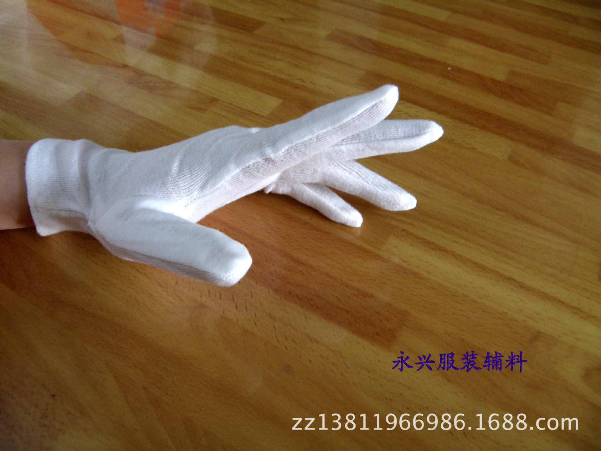 100%純棉防滑作業手套 工作手套勞保工作漂白棉紗手套 手袋