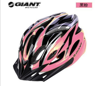 批發(fā)捷安特頭盔 一體成型騎行頭盔山地自行車頭盔安全帽騎行裝備