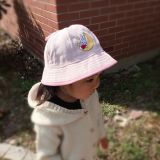 2017春夏季新款兒童帽子遮陽漁夫帽可愛卡通棉質戶外寶寶盆帽