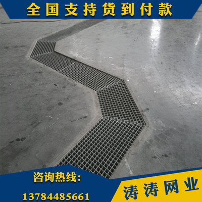 廠家直銷各種規格鋼格板 熱鍍鋅處理人工異形格柵板 異形鋼格板