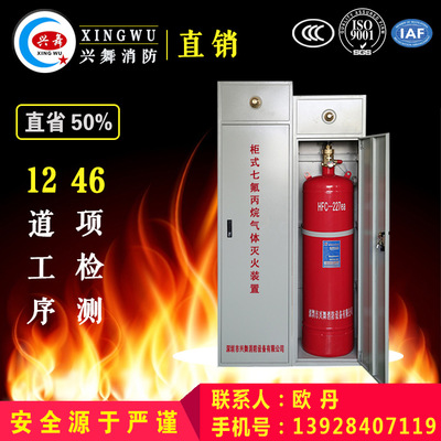 優(yōu)質70L柜式七氟丙烷氣體滅火裝置/七氟丙烷滅火機房自動設備