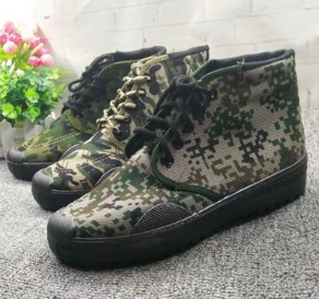 3517野戰(zhàn)基地高幫作訓鞋耐磨叢林迷彩解放鞋男工作鞋廠家直銷