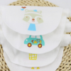 D5條裝嬰兒寶寶吸汗巾紗布純棉兒童隔汗巾幼兒園紗布墊背巾加大