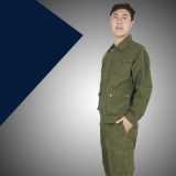 批發新款作訓服 戶外軍綠色斜紋棉短袖休閑套裝男 運動 勞保工裝