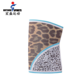 Neoprene防滑印花防滑舉重護膝 登山用品運動戶外防護用品護膝