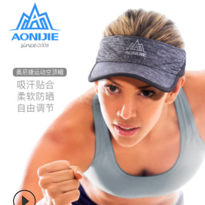 奧尼捷 工廠直銷2018新款跑步運動帽 防曬空頂帽 遮陽帽子 鴨舌帽