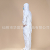 透氣膜防護(hù)服雙扁半腰筋帶帽帶腳套 仿杜邦dupont TYVEK一次性