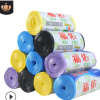 福佑彩色斷點式垃圾袋加厚一次性小號炫彩垃圾袋45*50 足30條/卷