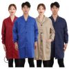 定制 藍(lán)大褂搬運(yùn)服工作服大褂勞保服長(zhǎng)款工作裝厚滌棉男女長(zhǎng)款