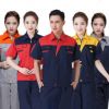 工作服短袖套裝定做4s店維修氣修工程服夏季廠服勞保服批發印logo