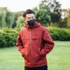 精品專業戶外服 男士沖鋒衣 三層壓膠兩件套登山服 定制工裝1892