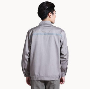 廠家直銷(xiāo)億誠(chéng)制服YCGC-027春秋長(zhǎng)袖工作服上衣男 勞保服汽修工作服工裝外套