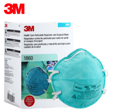 3M 1860顆粒物防護醫用口罩防塵流感病毒病菌細菌花粉粉塵男女用