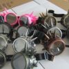 古銀色柳釘蒸汽朋克眼鏡 DIY防風護目鏡 STEAMPUNK GOGGLES