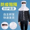 定制頭部防護(hù)罩 無(wú)紡布防護(hù)頭罩 防酸堿 呼吸防護(hù)頭罩檢疫站專用