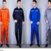 秋季長袖反光條秋冬工作服套裝男勞保服汽修建筑環衛工人耐磨工裝