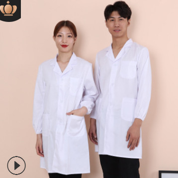 定制白大褂長(zhǎng)袖短袖醫(yī)生服護(hù)士服 男女牙科美容院紋繡工作服