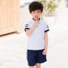 幼兒園園服夏英倫中小學生校服班服套裝六一演出男女童海軍風水手