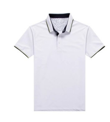 2019新款工作服 高爾夫款t恤印字翻領廣告衫團隊服定制印花刺繡lo