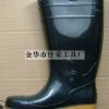 直銷全新PVC耐用防滑雨鞋 勞保高幫雨鞋 黑幫黃底勞保鞋 可批發