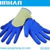 供應(yīng)21支紗線半掛皺紋鏡腳手套 浸膠勞保手套——【永盛工具】
