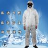 雷克蘭ESGP528高透氣一次性帶帽連體 防噴濺工業清洗防塵衣防護服