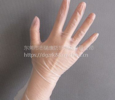 東莞一次性PVC手套廠家批發 志瑞康防靜電PVC手套