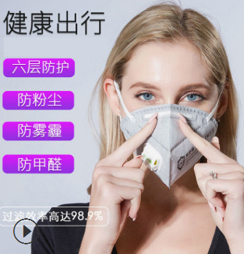 口罩防塵透氣防工業灰粉塵打磨裝修防甲醛煤礦防毒一次性帶呼吸閥