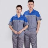 2016夏季新品工作服套裝批發 勞保服裝廠服工作服短袖定制