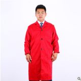 廠家直銷定制藍大褂勞保服批發工作服男女長袖防塵服 耐臟厚實