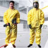C級防化服防酸堿應(yīng)急救援服檢驗檢疫防護(hù)服消防演練膠條型防毒衣 舉報 本產(chǎn)品采購屬于商業(yè)貿(mào)易行為