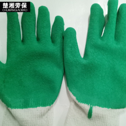 廠家直銷PVC勞保手套工廠車間勞保防護手套 工業作業保護手套批發