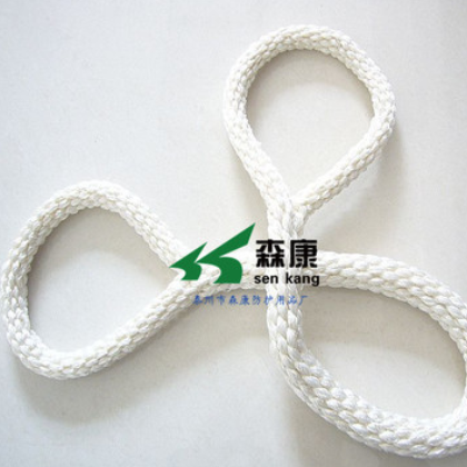 森康供應白色錦綸吊裝帶φ6-φ100mm 純手工吊裝繩吊繩支持定制