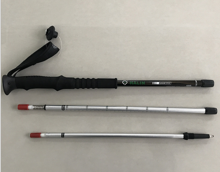 正品哈林登山杖 航空鋁合金登山杖 戶外野營登山手杖 3節(jié)登山杖