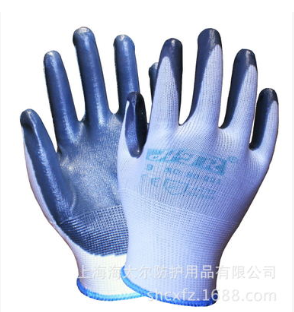 丁腈防油手套80-221 防油耐磨防護手套 防化防油手套 廠家批發