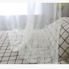 高檔繡花窗紗羽毛紗蘇繡紗白色紗刺繡 客廳臥室落地窗簾廠家直銷(xiāo)