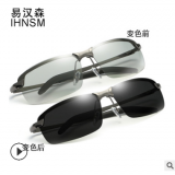 抖音日夜兩用運(yùn)動(dòng)釣魚(yú)騎行駕駛高清夜視鏡金屬3043變色偏光太陽(yáng)鏡