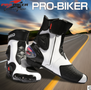 PRO-BIKER 摩托車(chē)鞋子賽車(chē)長(zhǎng)靴越野靴競(jìng)賽鞋越野騎士靴A004