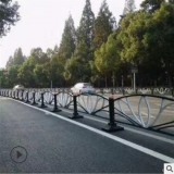道路隔離護欄，市政鐵藝圍欄網(wǎng)，花式文化馬路護欄定制廠家
