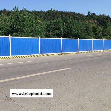 彩鋼圍蔽城市道路隔離護欄愷嶸使用壽命長防風防塵圍蔽防風防塵圍蔽定制