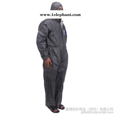 養殖場一次性衣服白色工作服防塵隔離服連帽連體防護服