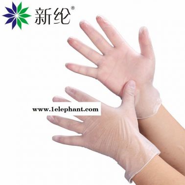 selen/新綸 010705020074 12寸千級PVC一次性美容實驗 勞保食品手套 橡膠手套防護手套