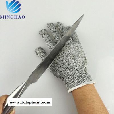 **HPPE5級(jí)防割手套廚房手套食品級(jí)屠宰防護(hù)手套