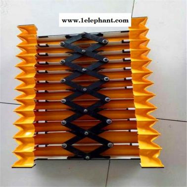 伸縮式風(fēng)琴防護(hù)罩 機(jī)床防護(hù)罩生產(chǎn)廠家 導(dǎo)軌防塵罩 升降舞臺(tái)防護(hù)罩 滄州越進(jìn) 全國包郵
