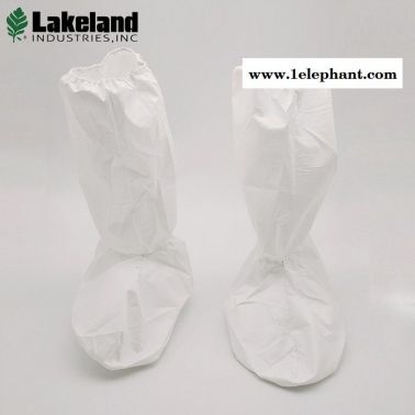 LAKELAND/雷克蘭防滑腳套防水防化耐油高幫鞋套疾控醫隔離防疫防護服用靴套 一次性靴套