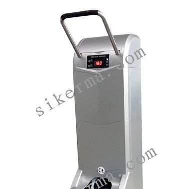 思科銘智能鞋套機，大容量，保修廠，LED燈，帶扶手，全自動鞋套機
